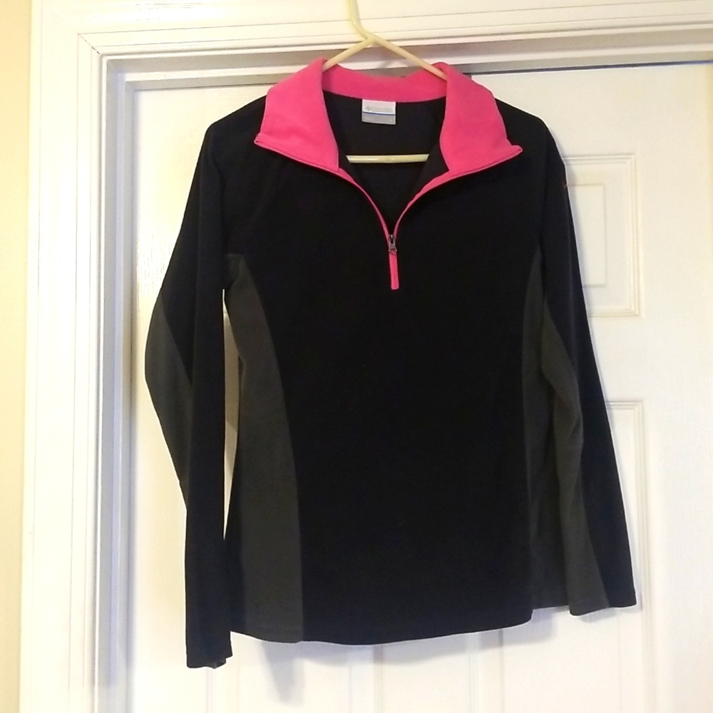 Columbia Breast Cancer 1/4 Zip Pull Over